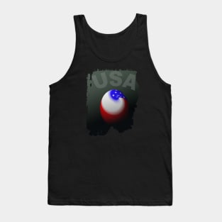 USA, American Flag, World, Patriot, America, Red White Blue Tank Top